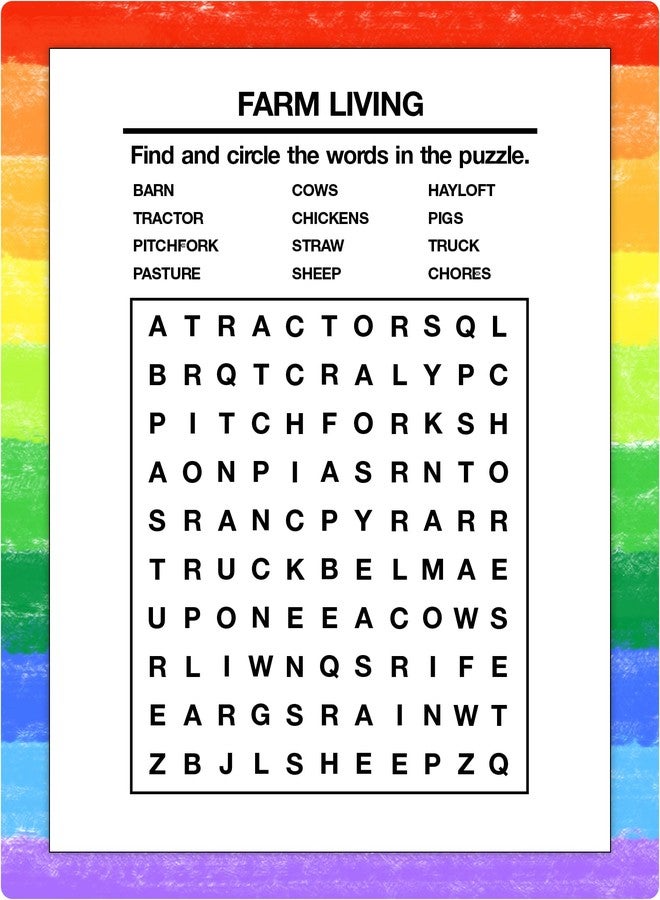 ZOCO - Word Search for Kids - Mini Activity Pads (50 Bulk Pack Without Crayons) - Party Favors, Goodie Bag Stuffers, Activities for Kids - Image 3